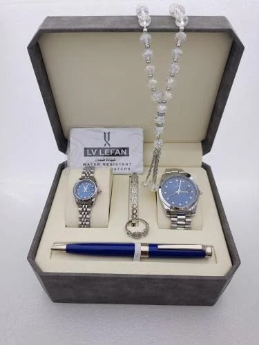 WLD-01-4 Mens Complete Stainless Steel Accessories Set Saudi Arabia