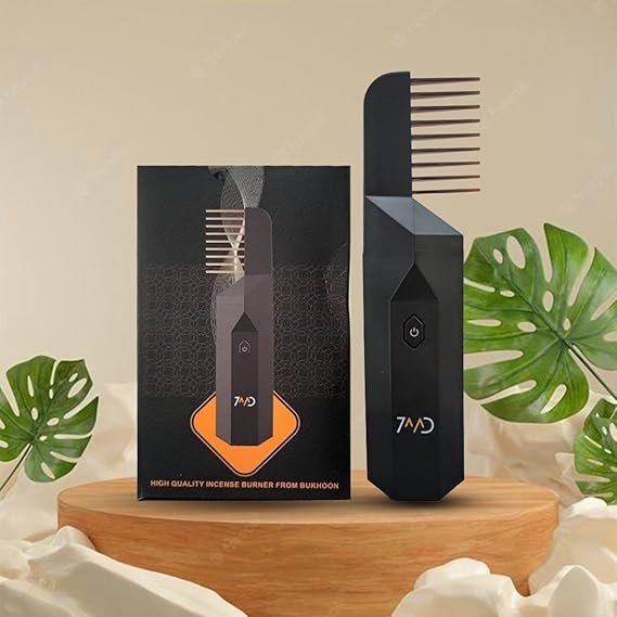 WLD-06-main 2 in 1 Hair Comb Incense Burner Bakhoor Saudi Arabia KSA