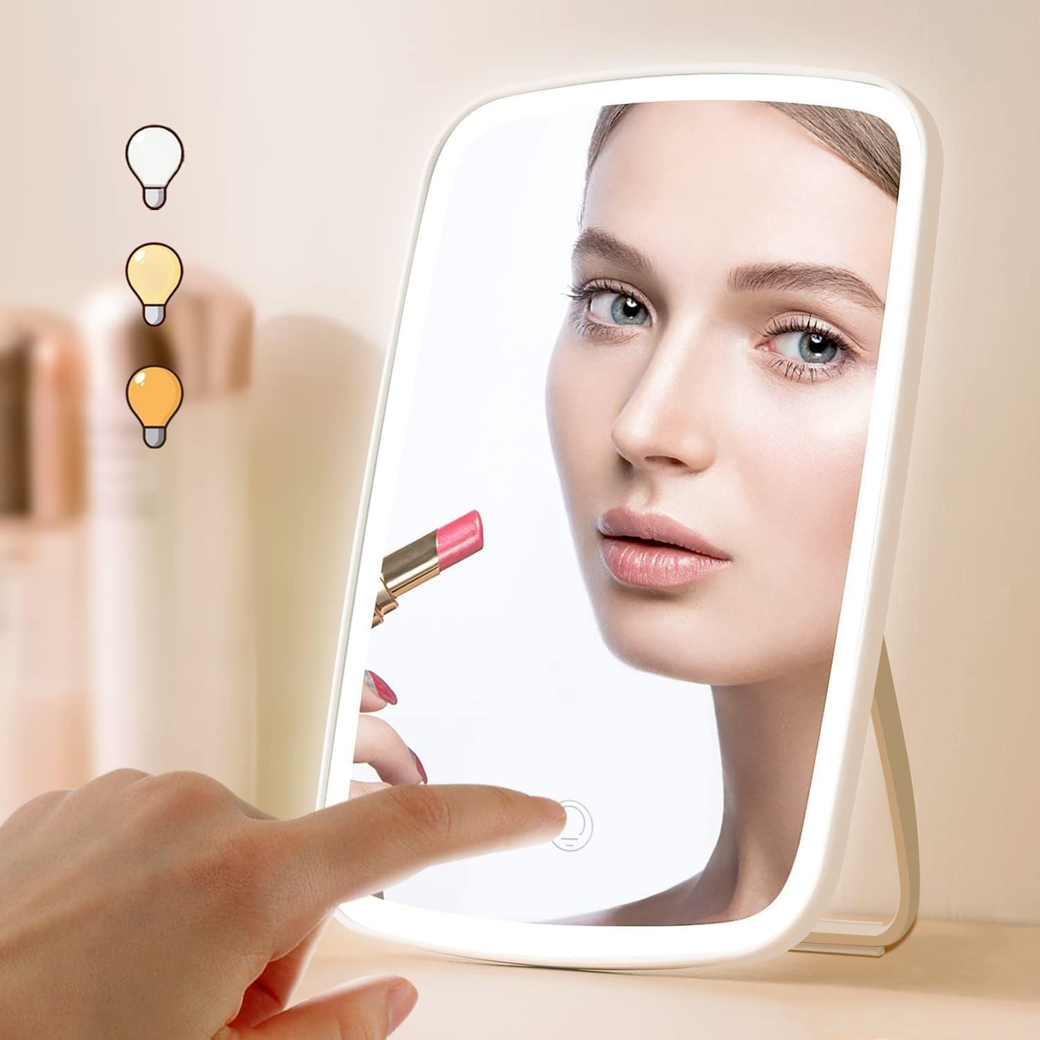 WLD-18-main Touch Screen Makeup Mirror LED Light Saudi Arabia