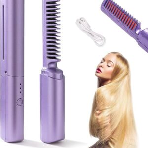 Hair Straightener Comb 2 in 1 KSA