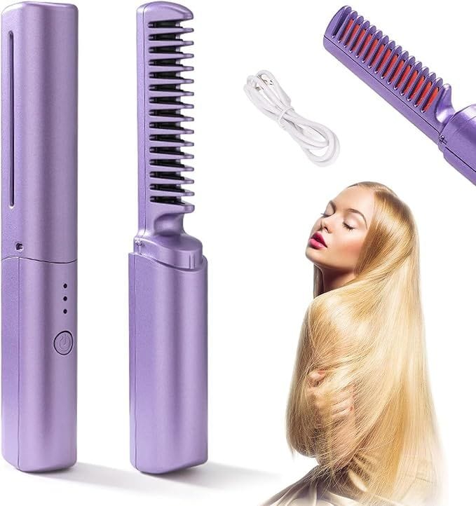 wld-15-2 Hair Straightener Comb 2 in 1 UAE