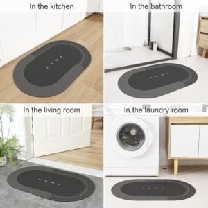 Super Absorbent Floor Mat - Non-Slip Bath & Kitchen Mat for UAE