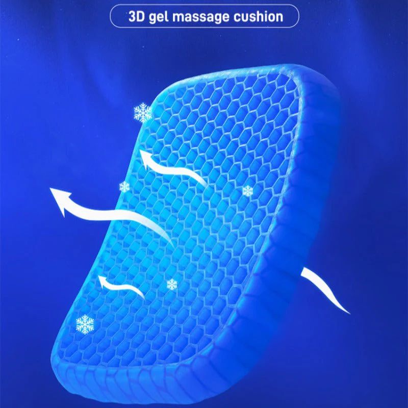 Silicone Ice Pad Insulated Car Seat Cushion - Cooling Car Seat for KSA Saudi Arabia