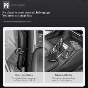 Car Seat Organizer - Large Capacity Storage Box for KSA Cars Saudi Arabia