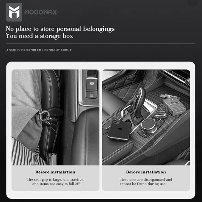 wld-43-2 Car Seat Organizer - Large Capacity Storage Box for KSA Cars Saudi Arabia