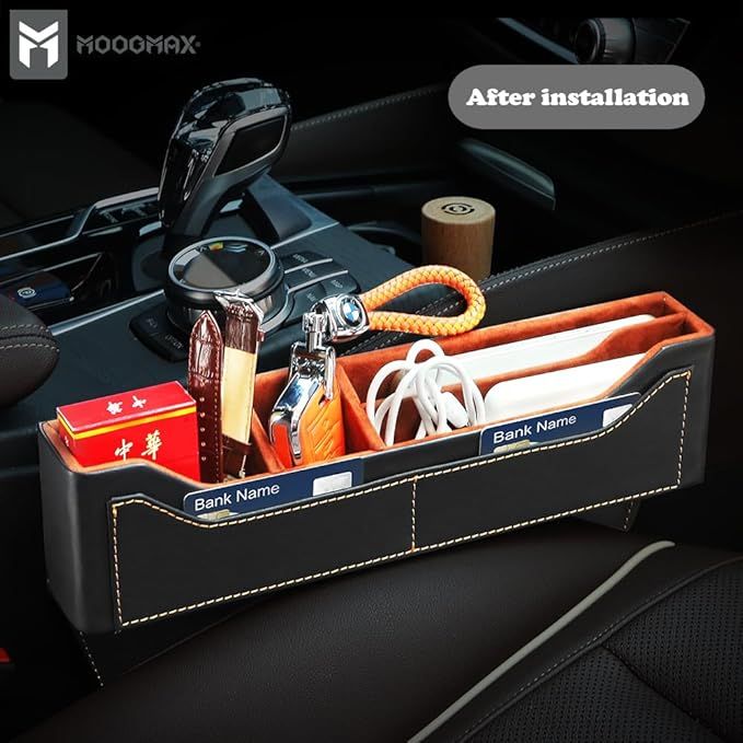 wld-43-3 Car Seat Organizer - Large Capacity Storage Box for KSA Cars Saudi Arabia