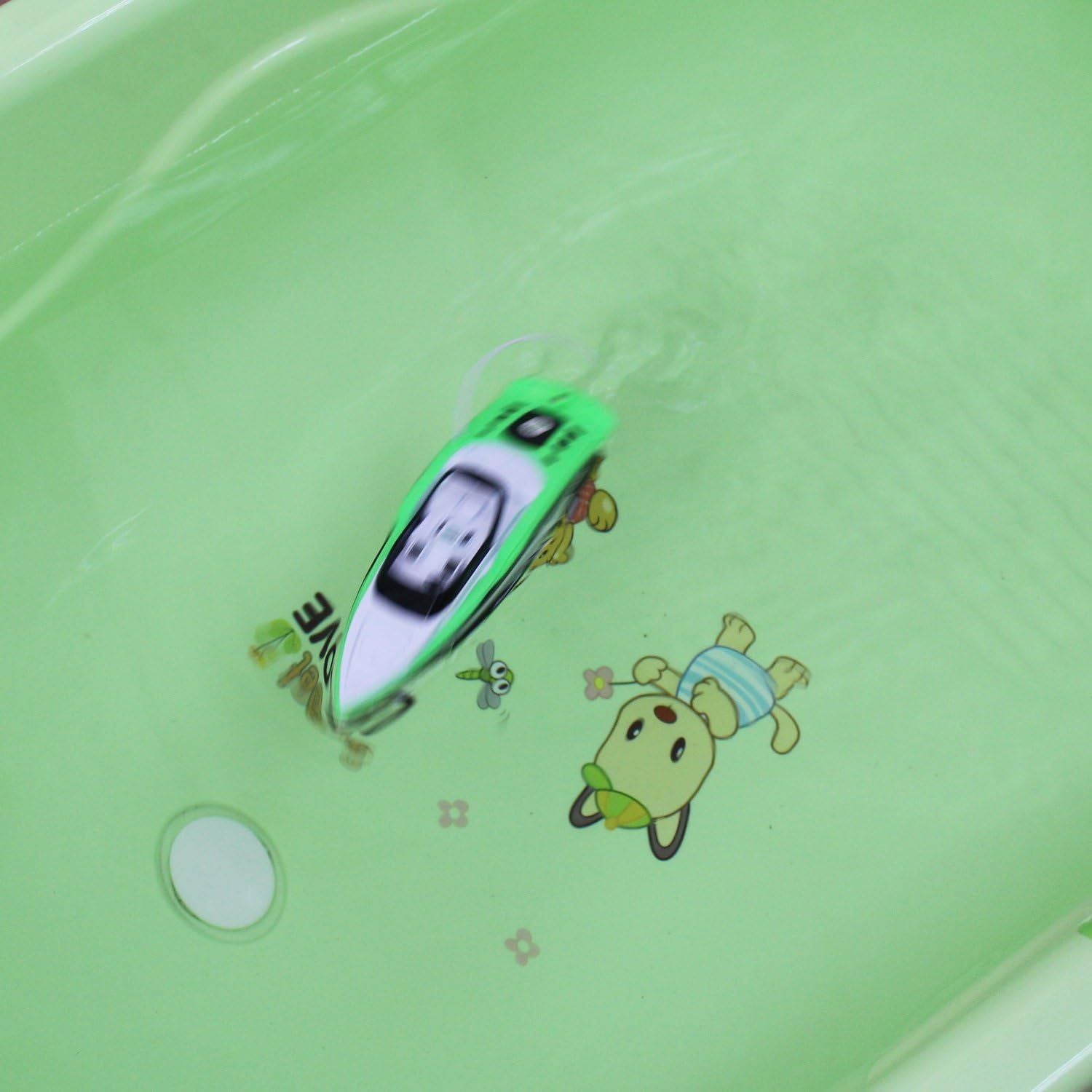 wld-47-3 Mini RC Racing Boat - Remote Control Speedboat Water Toy for Kids KSA Saudi Arabia