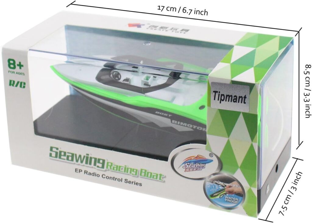 Mini RC Racing Boat - Remote Control Speedboat Water Toy for Kids KSA Saudi Arabia