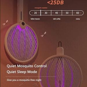 Electric Mosquito Zapper - USB Rechargeable Insect Killer for UAE