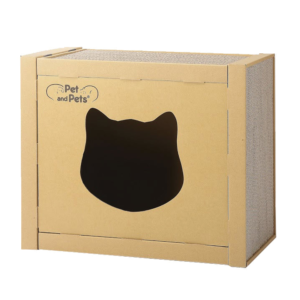 The Box Eco Pet House – Modern Cardboard Cat & Small Dog House | WLD