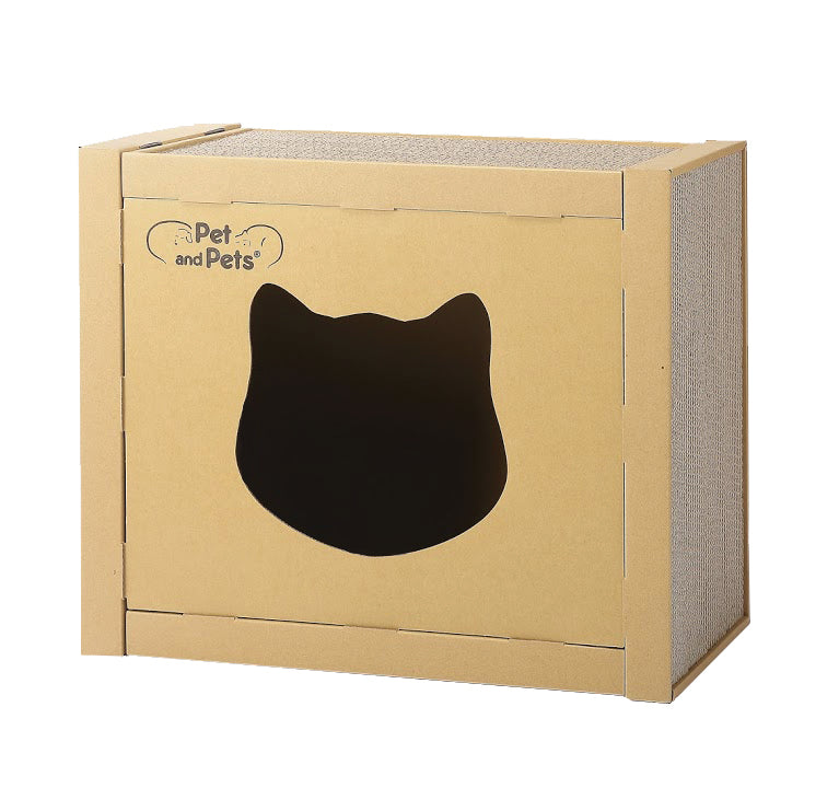 The Box eco pet house with a simple cube design