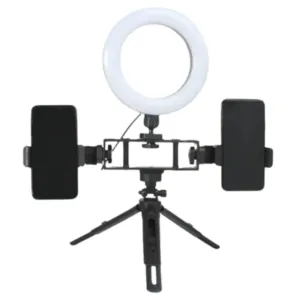 6-Inch Selfie Ring Light with Tripod Stand & Phone Holder – 3 Color Modes | WLD