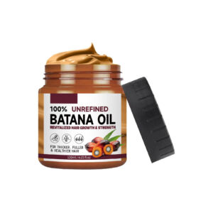Unrefined batana oil 120 ml jar, open
