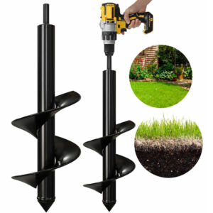 Garden Auger Drill Bit – Spiral Bulb Planter for Power Drills