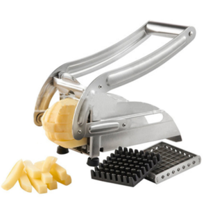 Stainless Steel Vegetable Chopper – Manual Dicer with Container