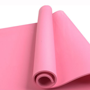 EVA yoga mat 4 mm, rolled and flat