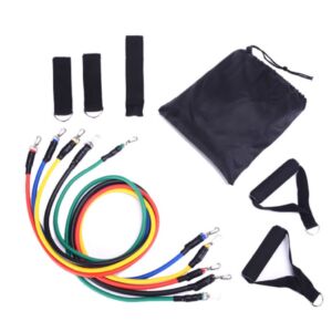 11-Piece Resistance Band Set – Portable Home Gym Trainer