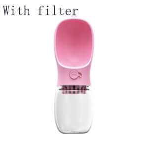 Portable Pet Water Bottle 350 ml – Travel Dog Drinking Cup
