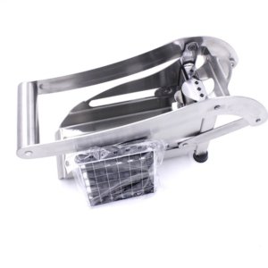 Stainless Steel Vegetable Chopper – Manual Dicer with Container
