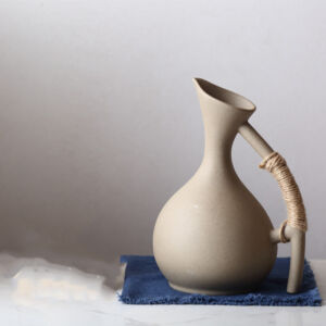 Ceramic Cold Water Kettle Set – Pottery Jug with Cups