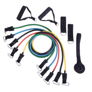11-Piece Resistance Band Set – Portable Home Gym Trainer