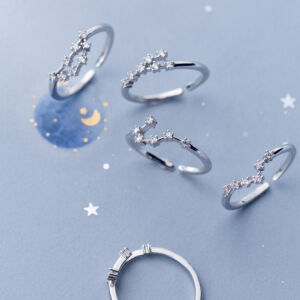 Zodiac Sign Ring – Stainless Steel Star Sign Band