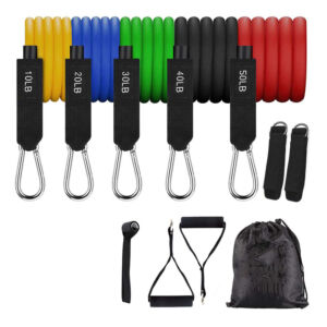 11-Piece Resistance Band Set – Portable Home Gym Trainer