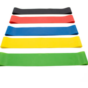 Resistance band in use