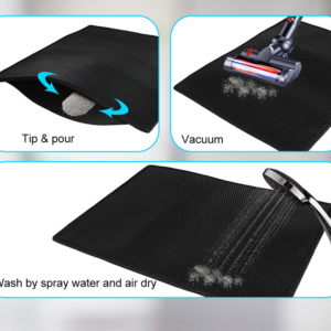 Honeycomb Cat Litter Mat – Waterproof Double-Layer Trapping Pad