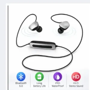iBox X1 Wireless Bluetooth Neckband Earphones, BT 5.3