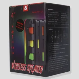 KTS-1722 Portable Bluetooth Speaker with RGB Lights