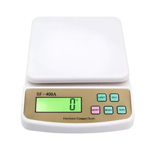 SF-400A Digital Kitchen Scale, 10kg Capacity, 1g Precision