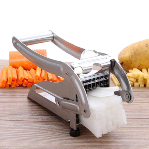 Stainless Steel Vegetable Chopper – Manual Dicer with Container