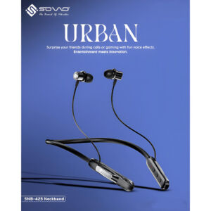 SOVO SNB-425 Wireless Neckband, ANC, 60H Playtime