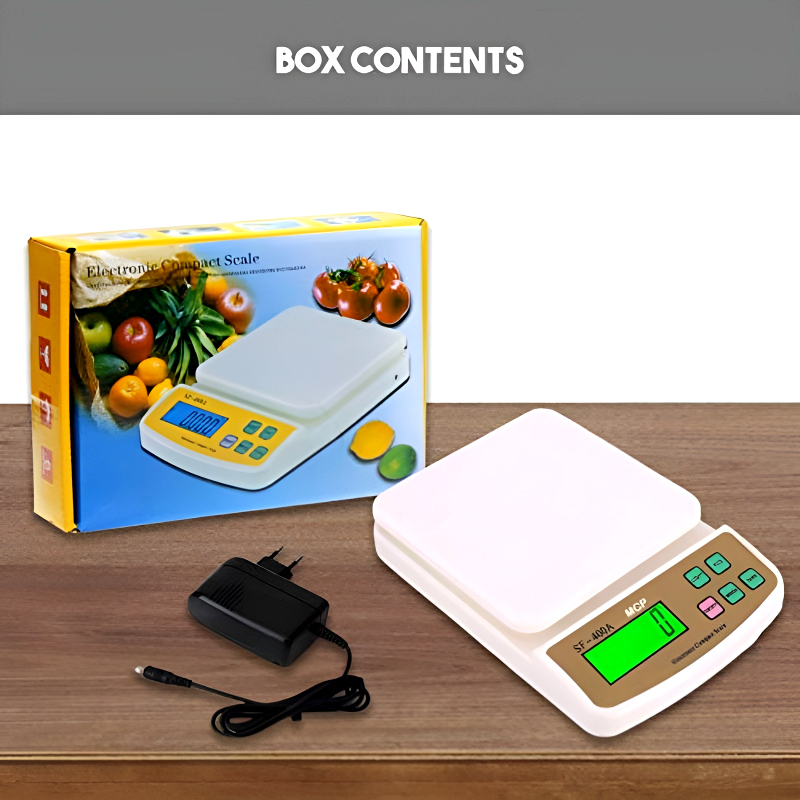 51RCf4EY24L.jpg SF-400A Digital Kitchen Scale, 10kg Capacity, 1g Precision