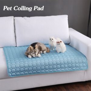 Ice Silk Pet Cooling Mat 40×30 cm – Summer Bed for Dogs and Cats