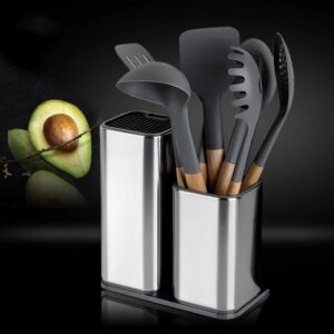 Kitchen Utensil Holder – Large Capacity Tool and Knife Stand