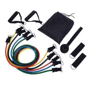 11-Piece Resistance Band Set – Portable Home Gym Trainer
