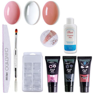 Nail Extension Gel Kit – Solid Builder Glue Set
