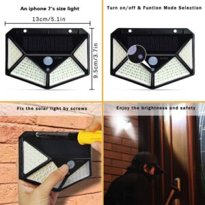 Solar wall light size and details