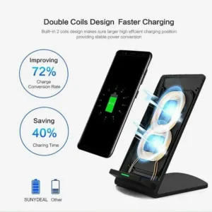 Charging stand side view