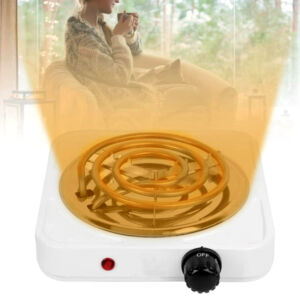 1000W Mini Electric Stove Hot Plate with 5 Heat Levels