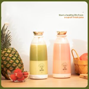 Portable Rechargeable Blender Bottle, 380ml, 6 Blades