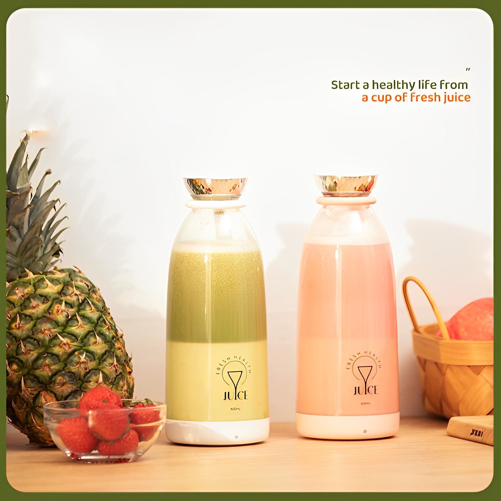 Hbbdbd5ca689b47e88aca85141b467c64Y.jpg_960x960.jpg Portable Rechargeable Blender Bottle, 380ml, 6 Blades