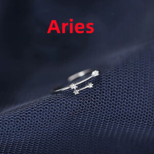Zodiac Sign Ring – Stainless Steel Star Sign Band