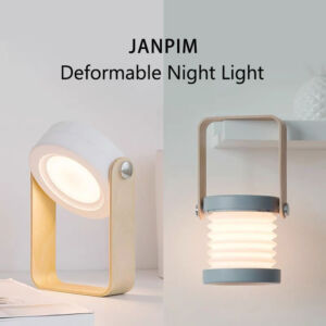Foldable LED Reading Lamp – Rechargeable Touch Dimmable Lantern