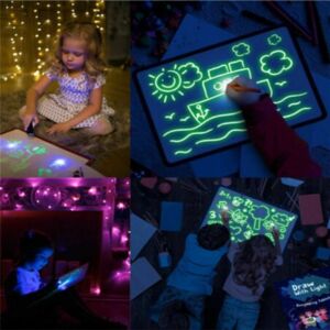 Kids 3D Magic Drawing Pad – Light-Up Tracing Board with Stencils