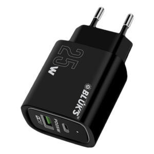 BLUKS BX-621 25W Fast Charger with 60W PD Type-C Cable