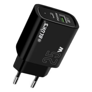 BLUKS BX-621 25W Fast Charger with 60W PD Type-C Cable