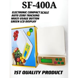 SF-400A Digital Kitchen Scale, 10kg Capacity, 1g Precision